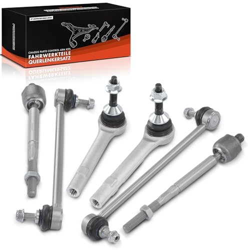 Frankberg 2x Tie Rod End Track Rod End + 2x Tie Rod End + 2x Stabiliser Link Front Left Right Compatible with Model X 5YJX 0.4L 0.6L 2016-2024 Replace# 102784100B