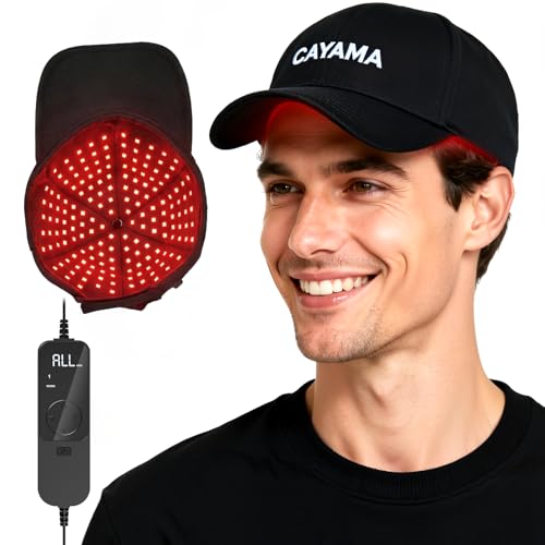 CAYAMA Red Light Hair Growth Cap with Remote