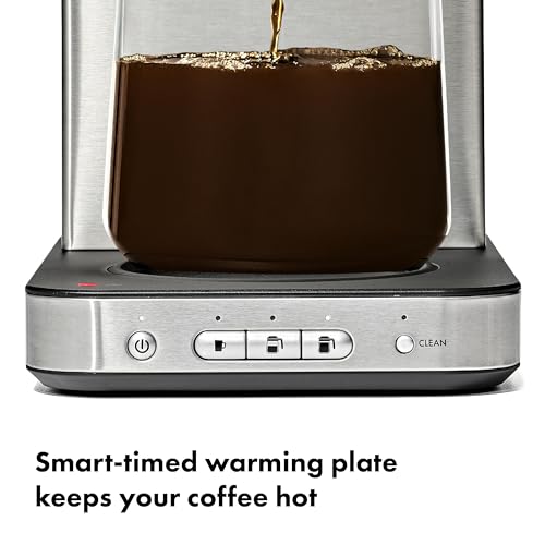Image of OXO Brew 8-Cup Coffee Maker with Podless Single-Serve Function and Glass Carafe