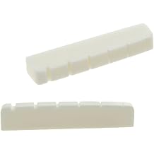 White Slotted Bone Nut 43x6x8.5mm for Lp Electric Guitar