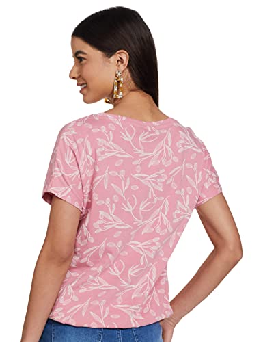 Image of Max Women's Regular Fit Printed Round Neck T-Shirt