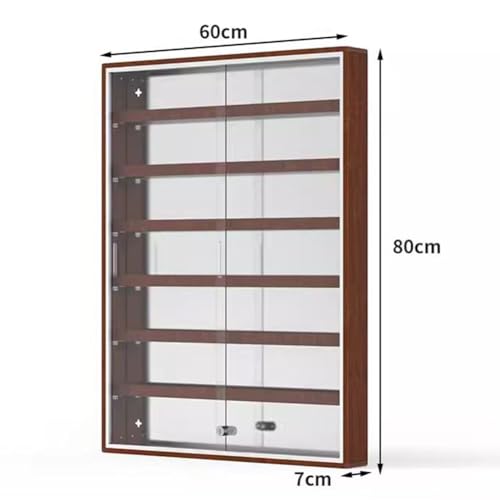 Étagère à cigarettes en aluminium avec serrure pour aménagement chic de supérette