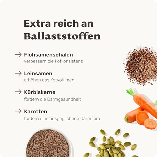 9 in 1 Analdrüsen Leckerli für Hunde mit Ballaststoffen - Easy Squeezy 120 Snacks (350g) von mammaly - gegen verstopfte Analdrüse - für festen KOT und natürliche Analdrüsenentleerung für deinen Hund