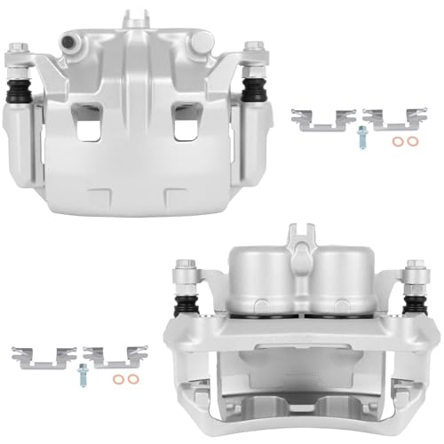 Image of SCITOO 19B3123A 19B3122A Front Left & Right Disc Brake Calipers Assembly w /Bracket For Nissan For Frontier /For Pathfinder /For Xterra,For Suzuki For Equator