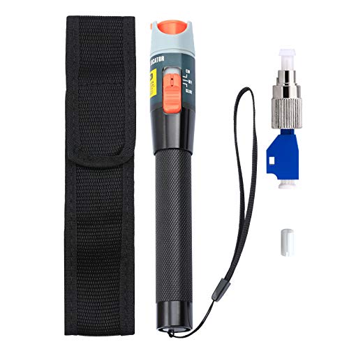 Aluminium visuele 10km foutdetector fibre tester detector meter met universele stekker FCstekker op LCD-bus adapter voor… - Image 3