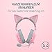 Razer Kitty Ears V2 - Universal Fit Clip-on Kitty Ears für Headsets (Clip-on Kitty Ears, vielseitig, verstellbare Bänder, 26g leichtes Premium-Silikon) Quartz