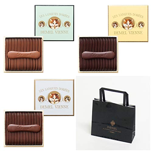 デメルソリッドチョコ 猫ラベル スウィート