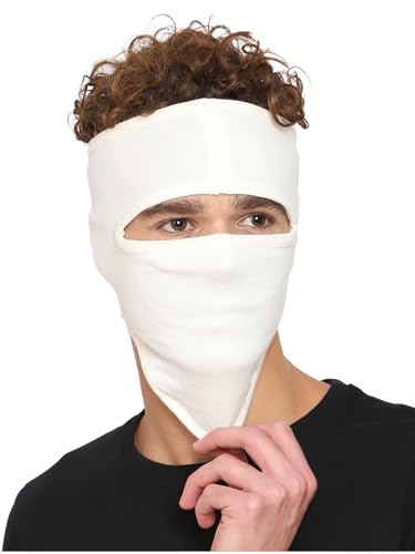 Image of Gajraj Unisex Cotton Anti Pollution Dust Sun Protecion Full Face Cover Mask with Air Filter Mesh and Visor (Skin)