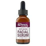 Retinol Anti-Wrinkle Facial Serum – Vitamin A Concentrate Improves Skin’s Elasticity & Tone and Minimizes Appearance of Fine Lines & Wrinkles – Look Younger With The Age-Defying Power Of Retinol