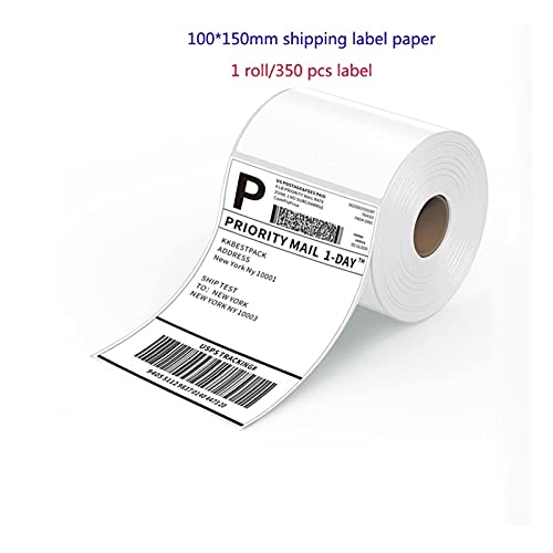 Image of Thermal Label Printer-4x6 Thermal Shipping Printer Commercial Direct Label Maker Compatible with USPS(1 roll Paper)