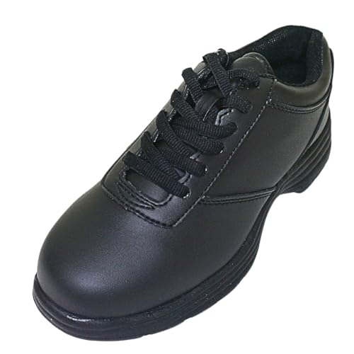 DINKLES Edge Men's Marching Band Shoes, Comfortable, Medium Width, Black