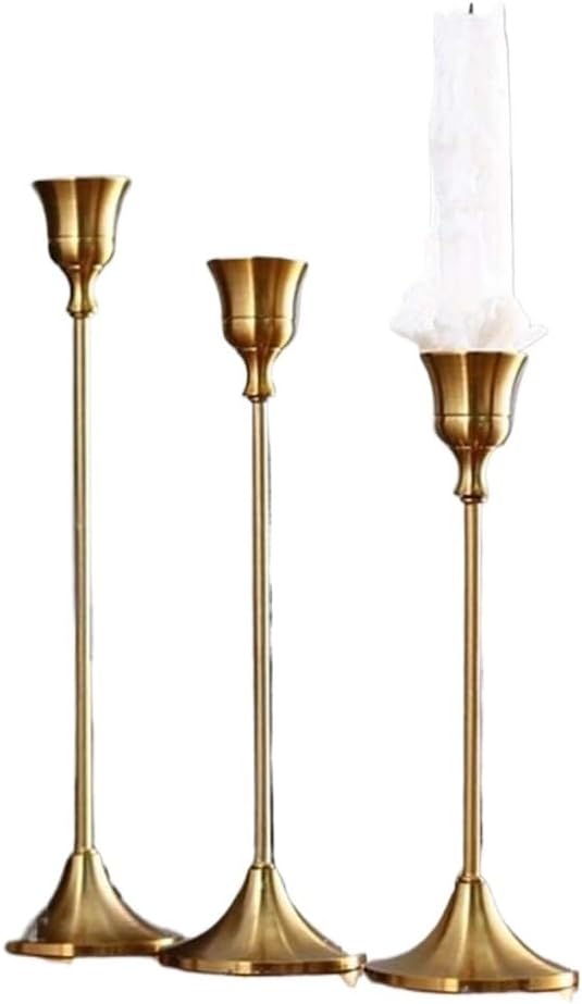 燭台 3 個シングルヘッドキャンドルスティックヨーロピアンスタイルホームウェディングデコレーションオーナメントホームティーライト ロ