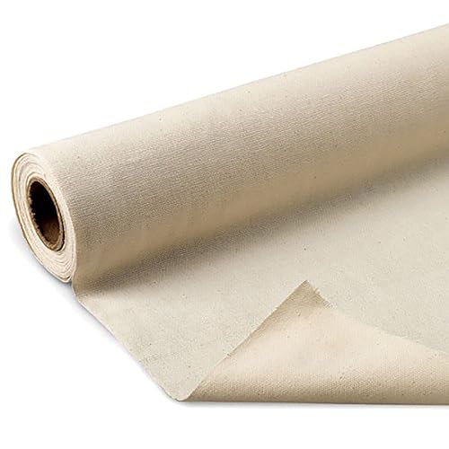 Van Dyke's Restorers All Natural Cotton Twill Tambour Cloth for Furniture, Upholstery, Cabinetry, and Interior Design Projects, 36"x54" (Sold by The Yard)