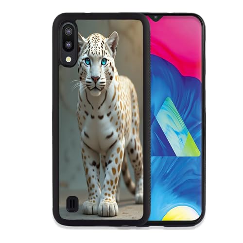 ZHONGWEI Phone case Compatible with Galaxy M01 M10 M11 M12 M14 5G M20 M21S M22 M23 5G with Leopard-CQ55-3D Anti-Slip Texture,Military Drop Protection.
