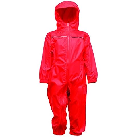 Regatta Kids Classic Red Paddle Rain Suit Cover