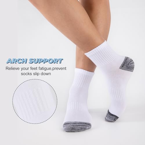 9 Pairs Men's Ankle Socks Quarter Thin Half Mini Crew Casual Socks for Men by eallco - Used condition - Image 5