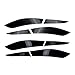 GZYF Car Auto Rear Taillight Eyebrow Eye Lid Cover Trims for VW Golf 6 MK6 2008-2013, Glossy Black
