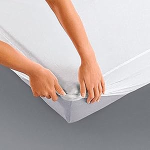 Alpes Blanc matrasbeschermer, Molton, 27 cm, 140 x 190 cm