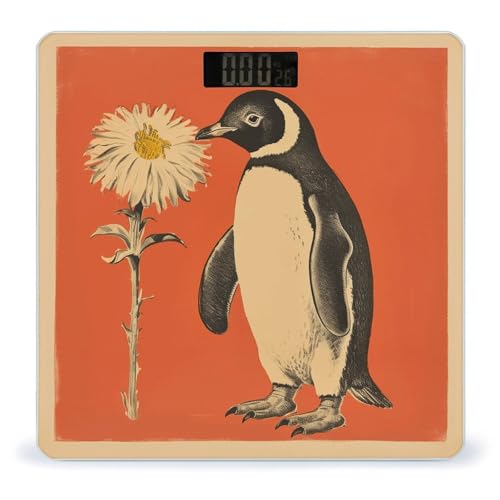 Báscula Digital de Baño con Pantalla LED Clara y Vidrio Templado miniatura 1