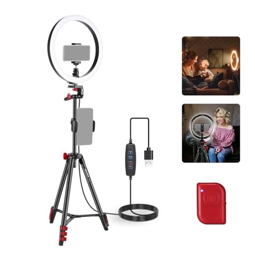 NEEWER 10" Dimmable Selfie Ring Light