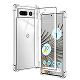 対応 Google Pixel7 Pro ケース クリア ケース カバー TPU 保護ケース カバー背面 + Google Pixel7Pro ガラスフィルム フィルム 日本旭硝子製 フィルム 強化ガラス 硬度9H 高透過率 飛散防 強化ガラス