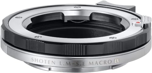 SHOTEN ヘリコイド付き マウントアダプター (ライカMマウントレンズ → EマウントソニーE用変換) LM-SE M EX ブラック