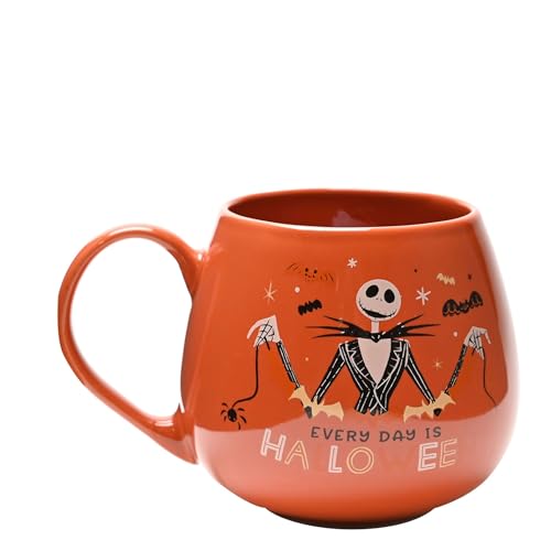 Widdop Nightmare Before Christmas Jack Skellington Mug Every Day is Halloween Large Ceramic Gift Cup Official Collectable Coffee Tea & Hot Chocolate Mug for Fans