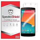 Spectre Shield (2-Pack) Screen Protector for Google Nexus 5 Screen Protector Case Friendly Accessories Flexible Full Coverage Clear TPU Film