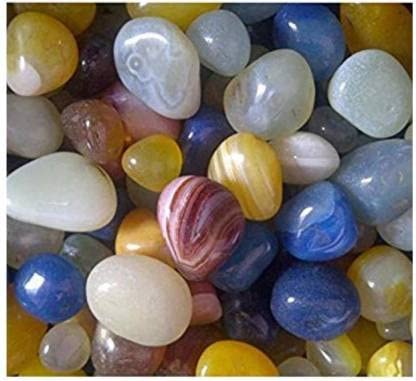 Krishna Products Natural Multicolor Glossy Pebbles Stone Home Decorative Marble - 1 Kg Polished Oval Marble Pebbles (Multicolor 1 kg) (B09KBR9XV2) Amazon Price History, Amazon Price Tracker