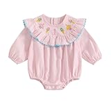 BULINGNA Baby Girl First Birthday Outfit Ice Cream Rainbow Embroidery Ruffle Plaid Romper One Year Old Onesie Fall Clothes (Ice Cream, 12-18 Months)