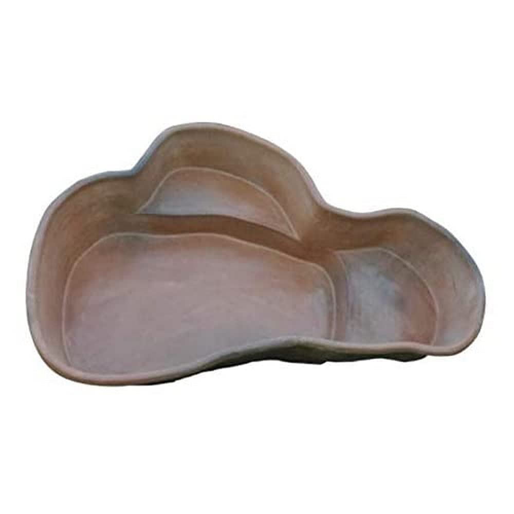 Laghetto da giardino modello Antille in Vetroresina misura 220 x 140 X 60 Cm Piante Pesci Koi Capacita' 750 Lt