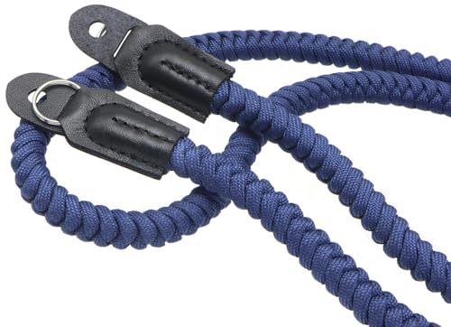 Correa de paracord para cámara réflex que evita caídas accidentales y tirones 3
