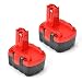 Produktbild 2 Stück Masione NiMH 3000mAh 14.4V Akku für Bosch PSR 14,4VE-2,2607 335 418,2 607 335 431,2 607 335 432,2 610 909 013,2 607 335 533 2607335275 BAT038 BAT040 BAT041 BAT140 BAT159
