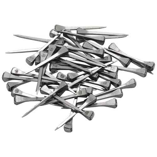 Image of 250pcs Horseshoe Nails E3 Stainless Steel,1.7 Inches Easy Carry Hoof Horseshoe Tools,Securing Firmly Tool Accessory for Horse Training Equestrian Sports (E3 ma ti ding)
