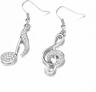 Classic Music Note Earrings Simple Eighth Note Treble Clef Drop Earrings for Women Music Lover Musican - Image 4