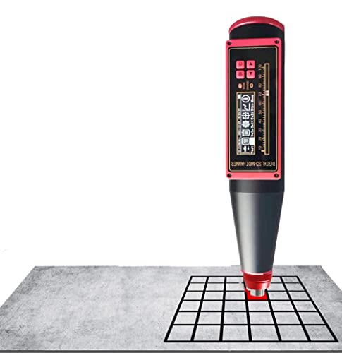 Vtsyiqi Concrete Test Hammer Concrete Hammer Tester Digital Schmidt Hammer Olcd Display With 999 Standard Storage Voice Counting Function #TOP28