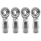 YIFUOK 5/8 x 5/8-18 Heim Joint Rod End RH & LH with Jam Nuts,Bung .120' Wall Economy Panhard Bar Rod End Kit for Steering and Suspension,Traction Bars,Links Joints On Hot Rods-2Set