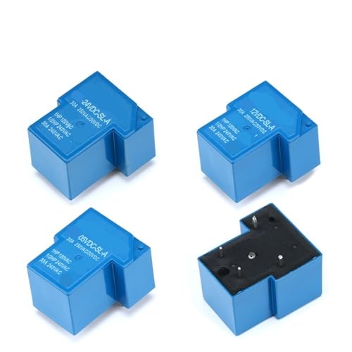 Relé de potencia 4 pines 30A SLA-12VDC-SL-A mini interruptor electromecánico 12V CC tipo PCB lote 5