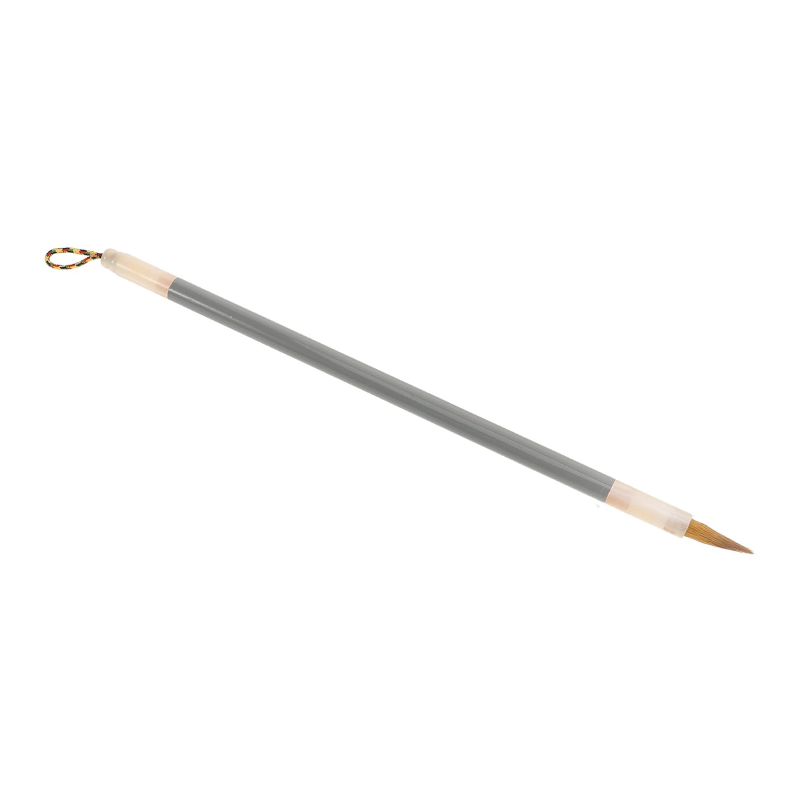 Angoily Hair Brush Ink Writing Brushes Traditional Writing Brush Traditional Calligraphy Brush Traditional Beginner Brush Calligraphy Art Stationery Ink Pen Plastic Light