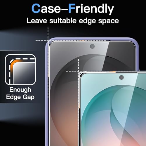 Image of STP FEEL Premium Transparent Tempered Glass Screen Protector Guard Compatible For Samsung Galaxy S26 Ultra 5G (Ultrasonic Fingerprint Working) (6.9 Inch, Pack of 2) | Edge to Edge Coverage