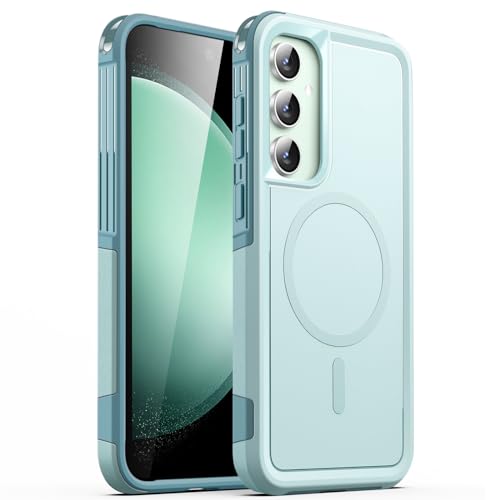 JETech Coque pour Samsung Galaxy S23 FE 6,4 Pouces, Compatible avec Accessoires MagSafe, Housse Étui Magnétique Antichoc Protection Double Couche à Usage...