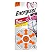 Energizer Hearing Aid Batteries Size 13, Orange Tab (6 Battery Count)