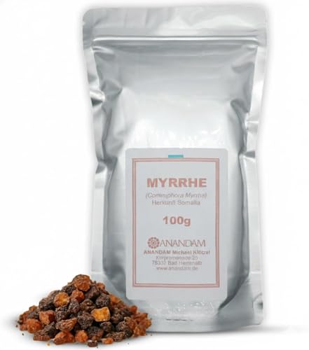 100g Myrrh - Commiphora Myrrha - Aromatic Tree Resin in Natural Pieces