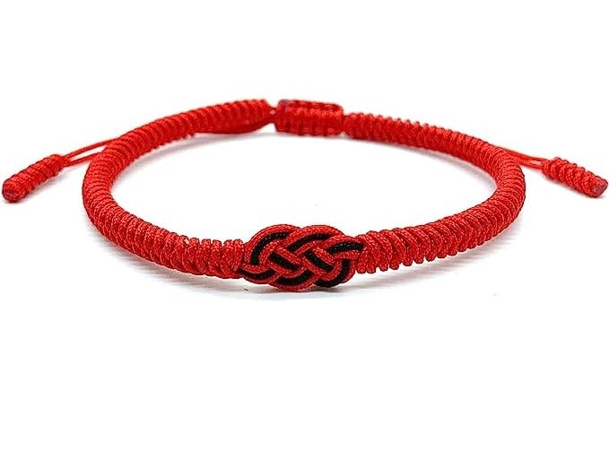 El Regalo 1 PC Red Yellow Mix Infinity Love Multicolor Lucky Bracelet for Men Women Tibetan Lucky Amulet Knot Bracelet Woven Thread String for Friend & Couple Peace & Protection (Red & Black Shade) (B0CC5Z5SS8) Amazon Price History, Amazon Price Tracker