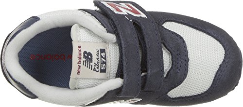 Image of New Balance Kids 574 New-b V2 Familiar Ground Hook and Loop Sneaker