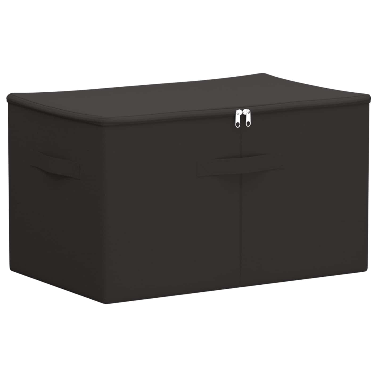 Hothingwell Scatola portaoggetti 61,6 L Tessuto Non tessuto 55 X 35 X 32 Cm | Due scomparti, pieghevole, manici pratici, multiuso per giocattoli e libri