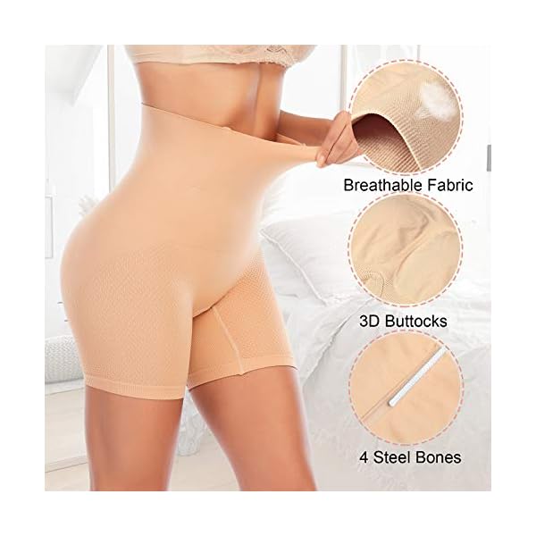 Womens Shaper Shorts for Under Dresses(Beige#23,X-Large)