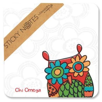 Chi Omega - Sticky Note