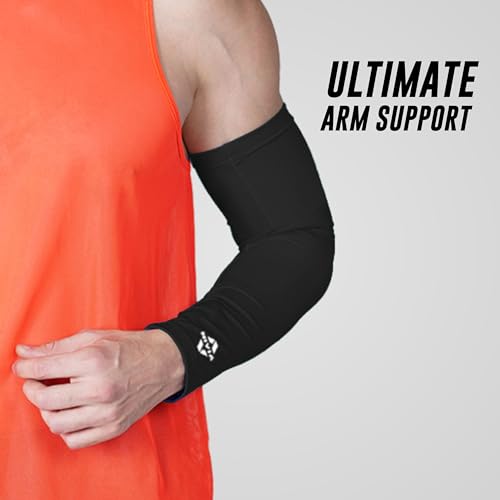 Image of Nivia Arm Sleeves for men & women, Arm Compression sleeves, Uv sun protection arm sleeves for boys & girls,Arm Sleeves for Cricket,Volleyball,Football,Bike Riding,Cycling