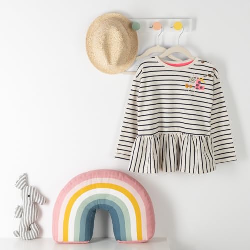 Blumtal Kinderkleiderbügel 30 Stück mit Samtbezug - 360° drehbare Kinder Kleiderbügel - platzsparend und robust - Baby Kleiderbügel… – Ansicht 2